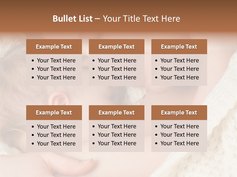 Drink Comfort Breastfeeding PowerPoint Template