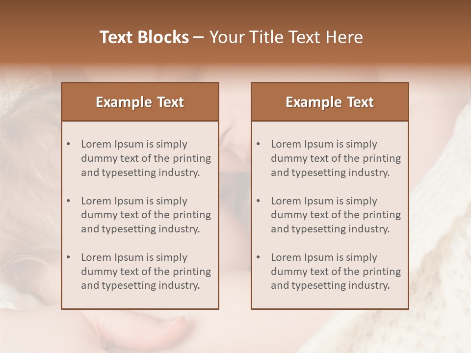 Drink Comfort Breastfeeding PowerPoint Template