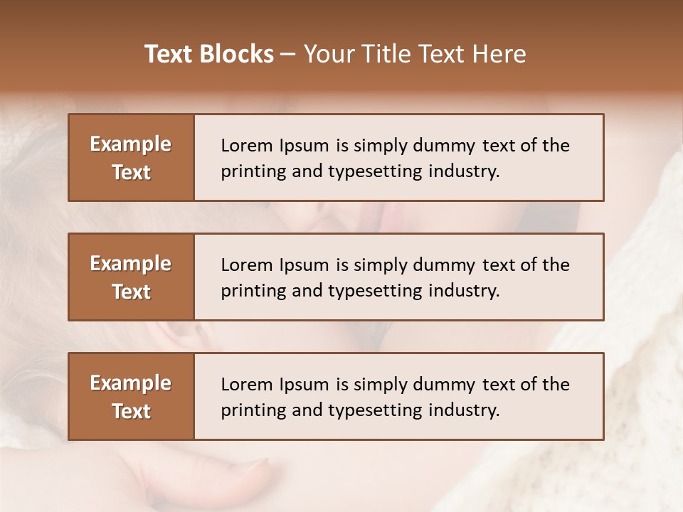 Drink Comfort Breastfeeding PowerPoint Template