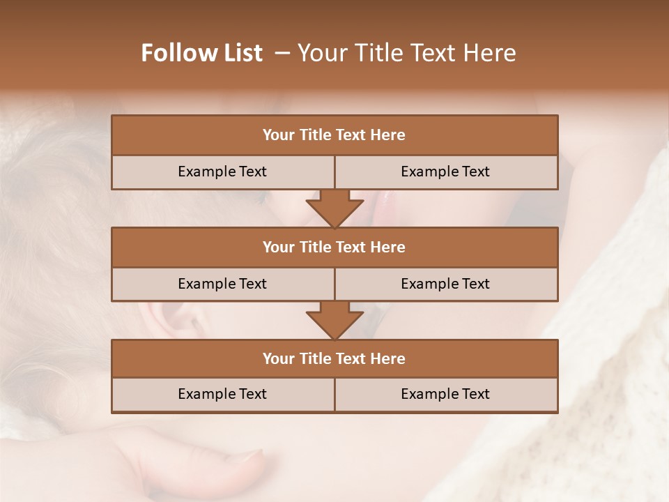 Drink Comfort Breastfeeding PowerPoint Template