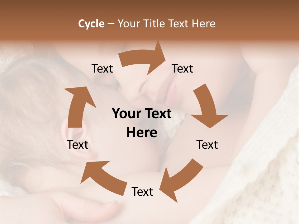 Drink Comfort Breastfeeding PowerPoint Template