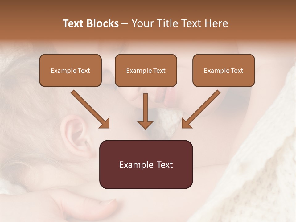 Drink Comfort Breastfeeding PowerPoint Template