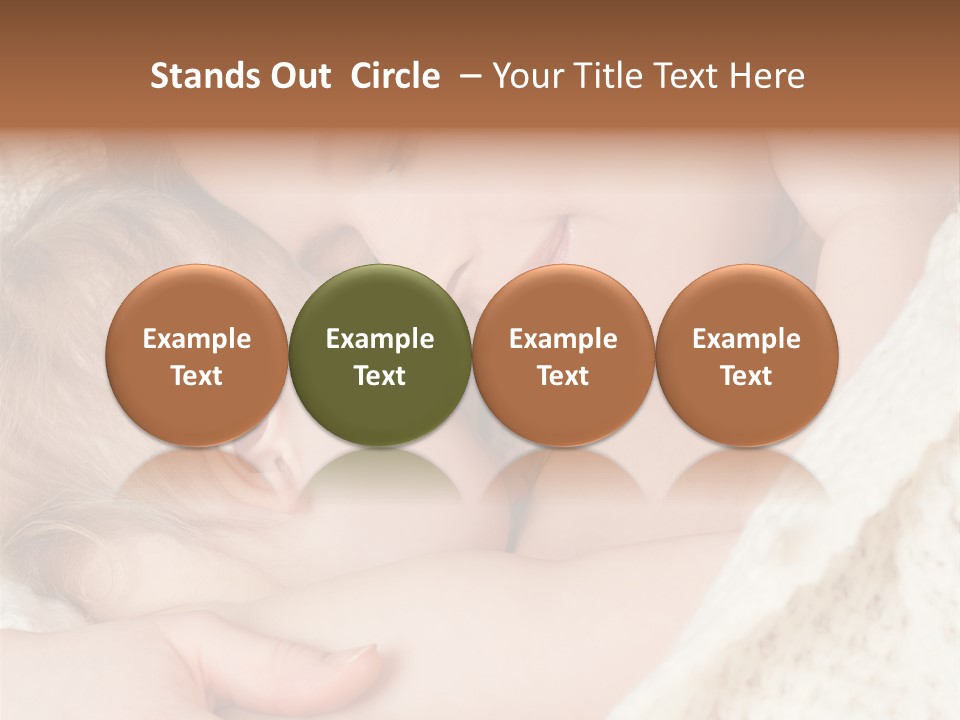 Drink Comfort Breastfeeding PowerPoint Template