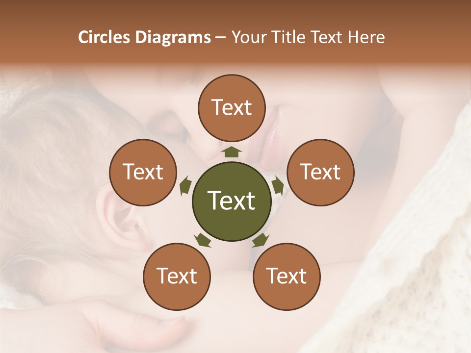 Drink Comfort Breastfeeding PowerPoint Template