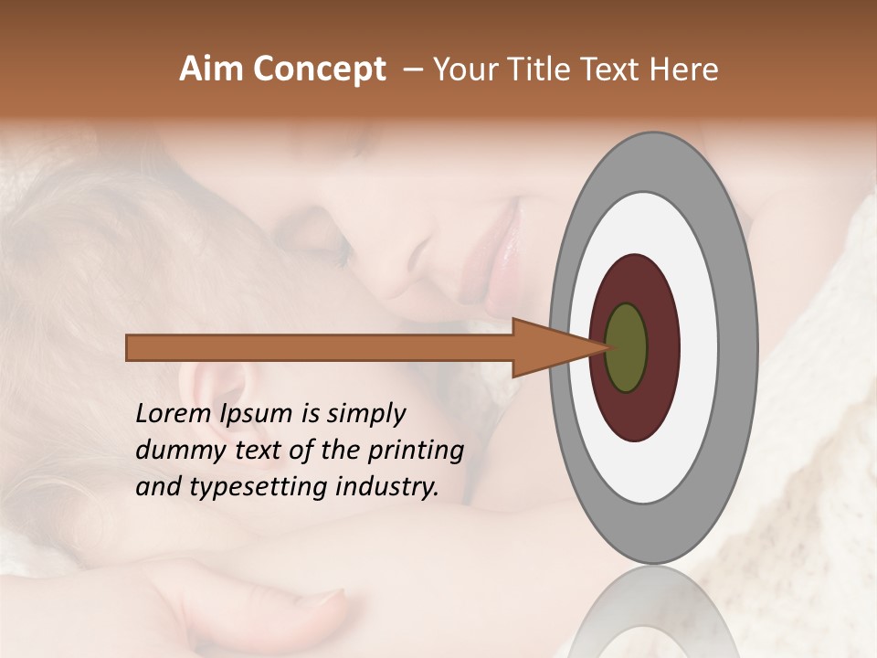 Drink Comfort Breastfeeding PowerPoint Template