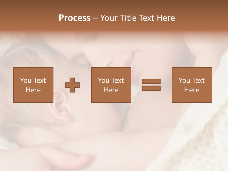 Drink Comfort Breastfeeding PowerPoint Template