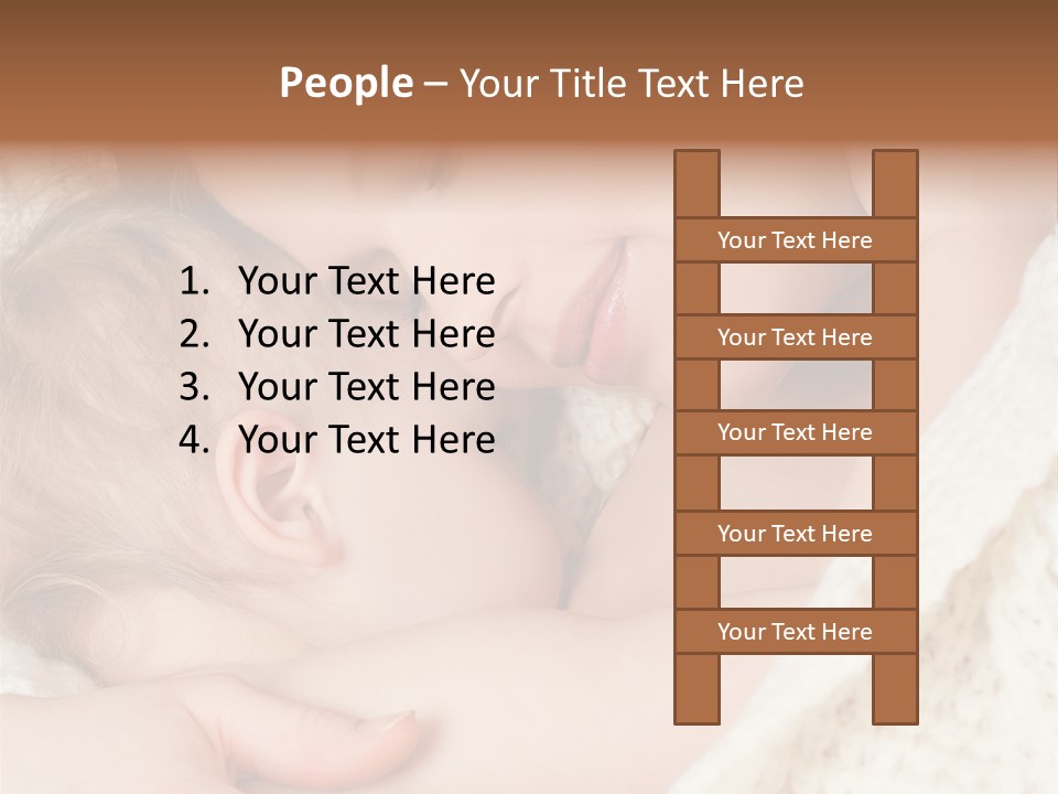 Drink Comfort Breastfeeding PowerPoint Template