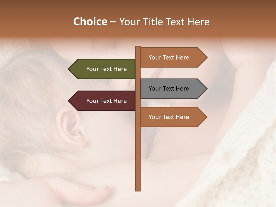 Drink Comfort Breastfeeding PowerPoint Template