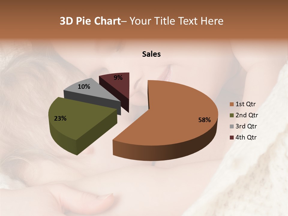 Drink Comfort Breastfeeding PowerPoint Template