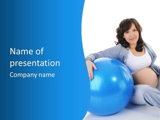 Prenatal Indoors Exercise PowerPoint Template