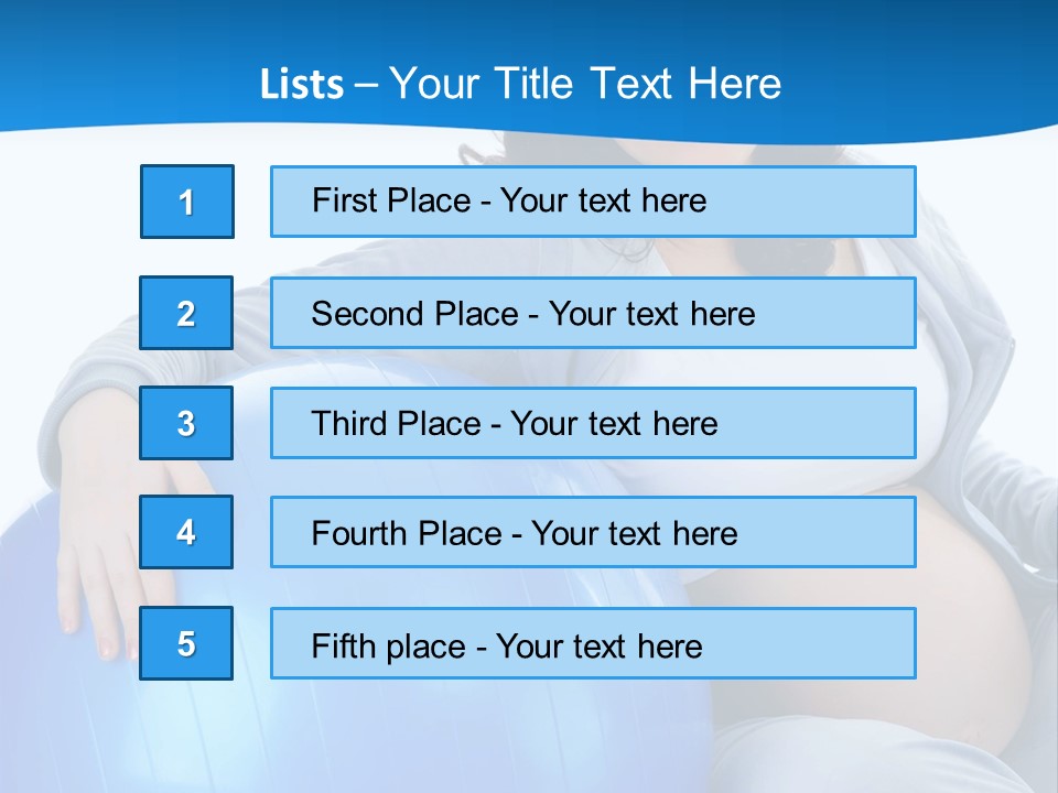 Prenatal Indoors Exercise PowerPoint Template