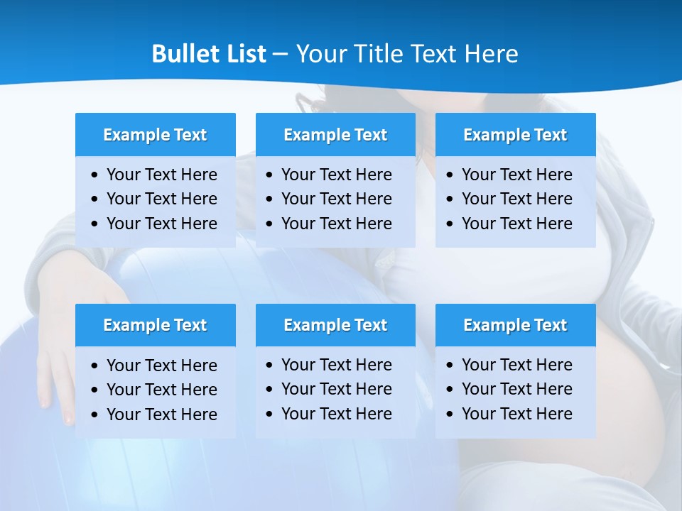 Prenatal Indoors Exercise PowerPoint Template