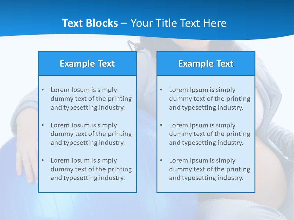 Prenatal Indoors Exercise PowerPoint Template
