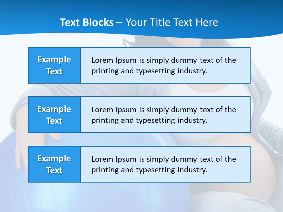 Prenatal Indoors Exercise PowerPoint Template