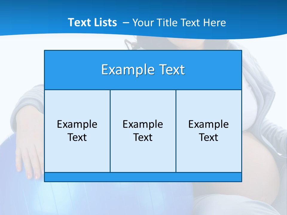 Prenatal Indoors Exercise PowerPoint Template