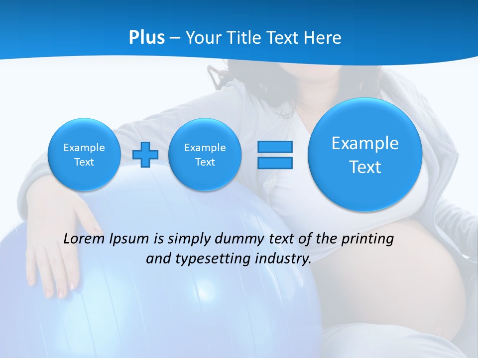 Prenatal Indoors Exercise PowerPoint Template