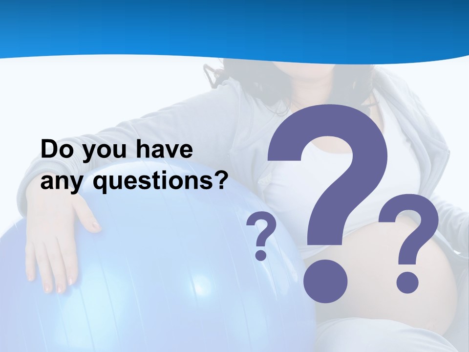 Prenatal Indoors Exercise PowerPoint Template