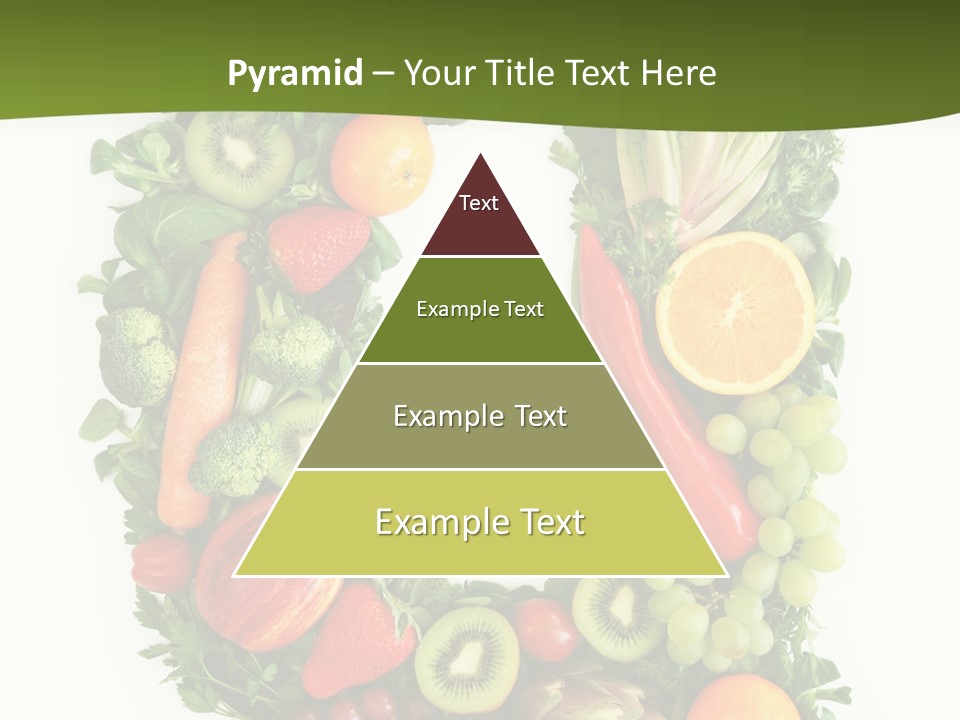 White Alphabet Freshness PowerPoint Template