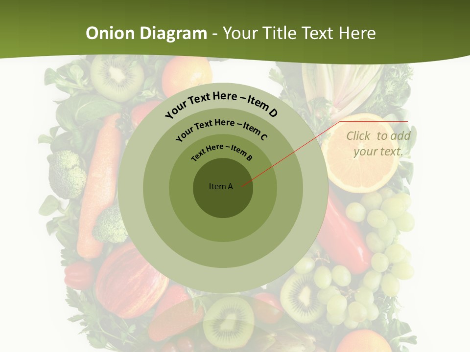 White Alphabet Freshness PowerPoint Template