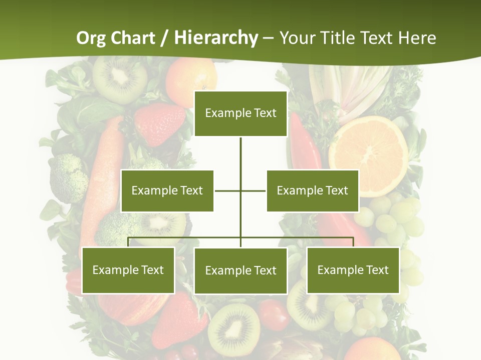 White Alphabet Freshness PowerPoint Template