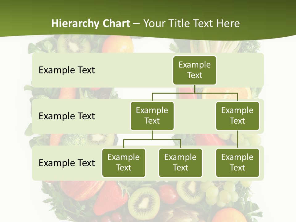 White Alphabet Freshness PowerPoint Template