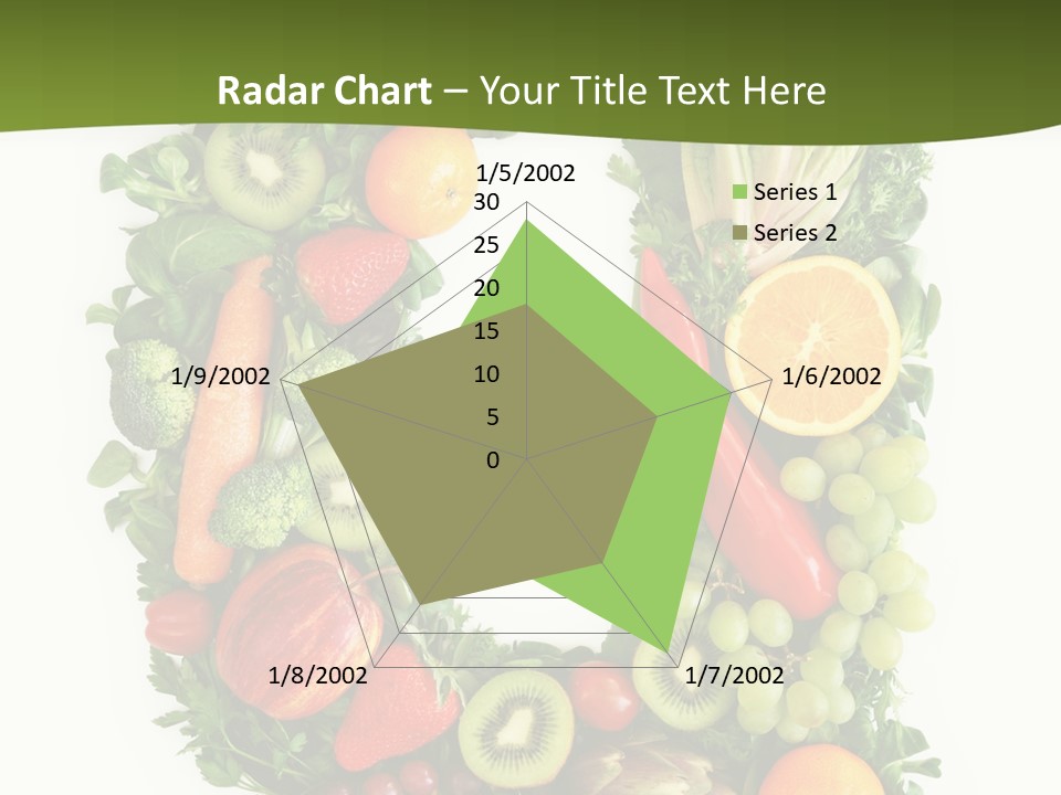 White Alphabet Freshness PowerPoint Template