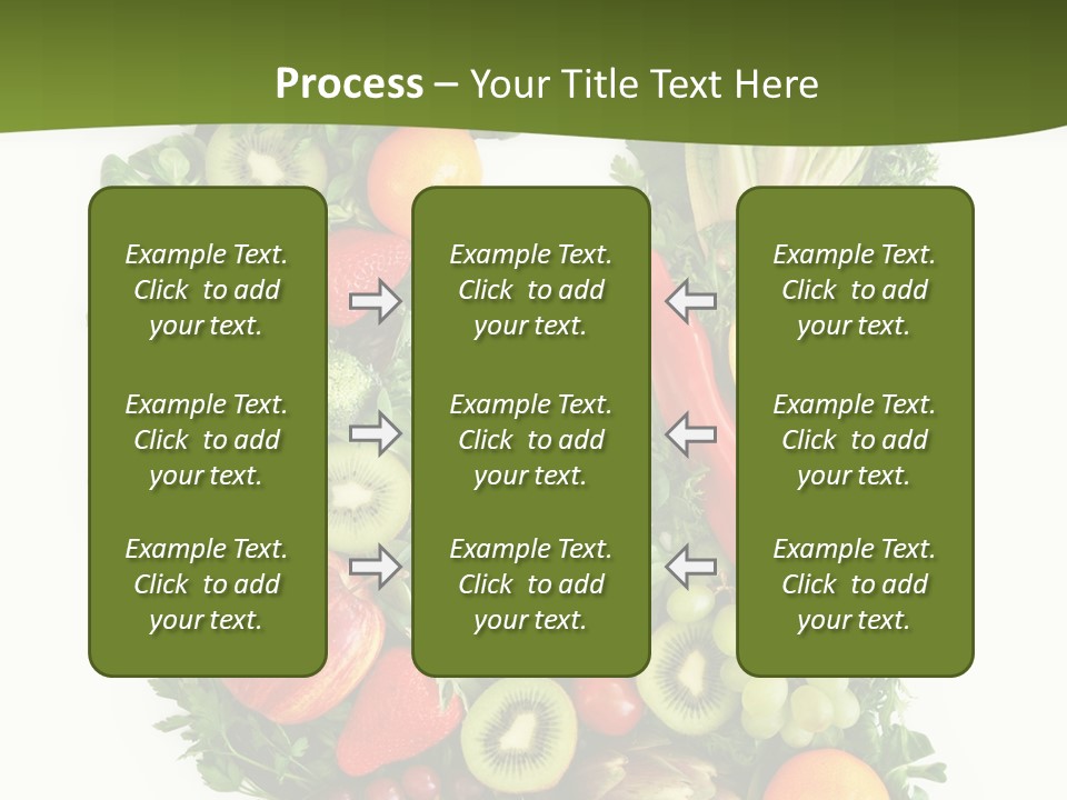 White Alphabet Freshness PowerPoint Template
