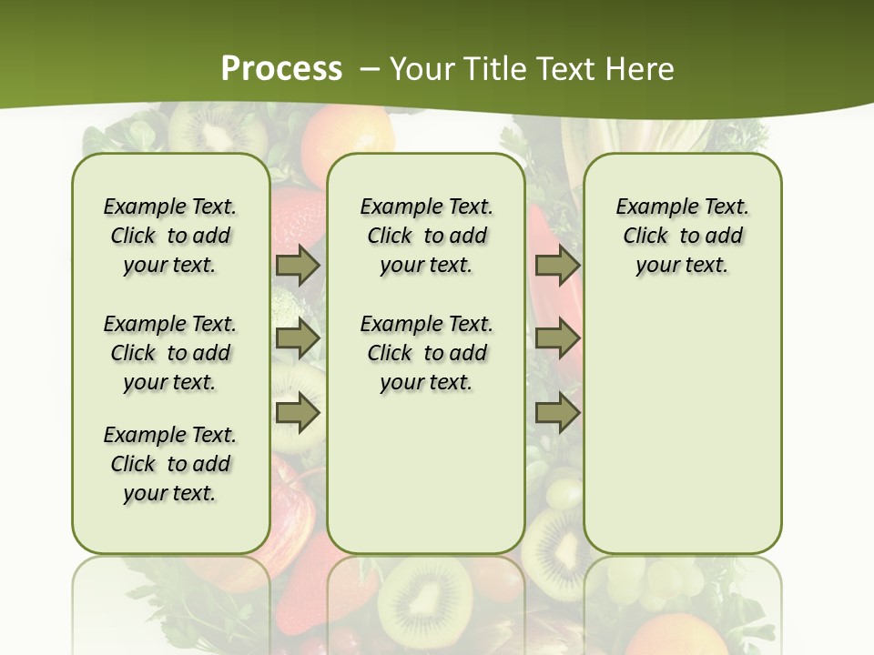 White Alphabet Freshness PowerPoint Template