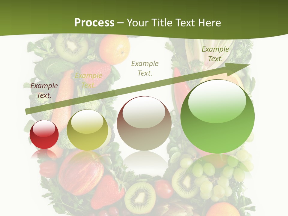 White Alphabet Freshness PowerPoint Template