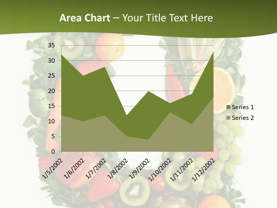 White Alphabet Freshness PowerPoint Template