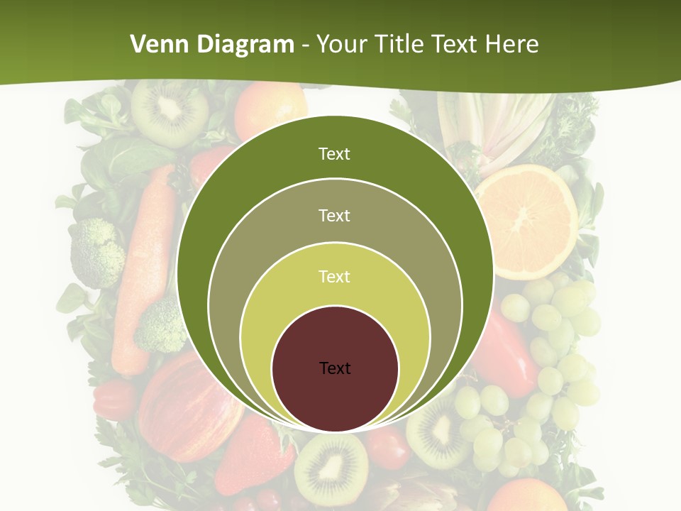 White Alphabet Freshness PowerPoint Template