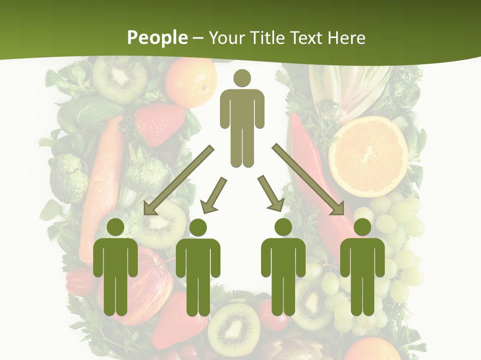 White Alphabet Freshness PowerPoint Template