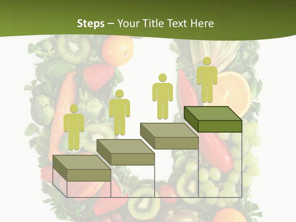White Alphabet Freshness PowerPoint Template