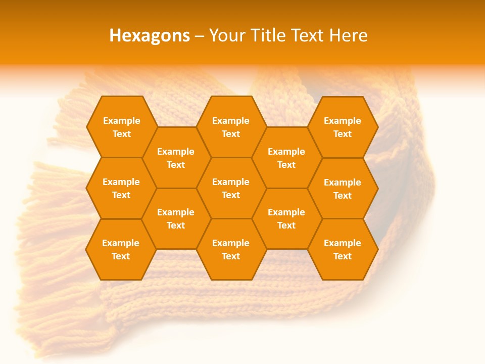 Accessory Scarf Warm PowerPoint Template
