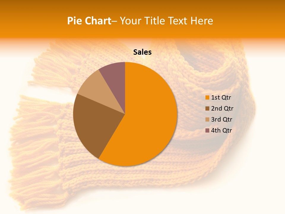 Accessory Scarf Warm PowerPoint Template