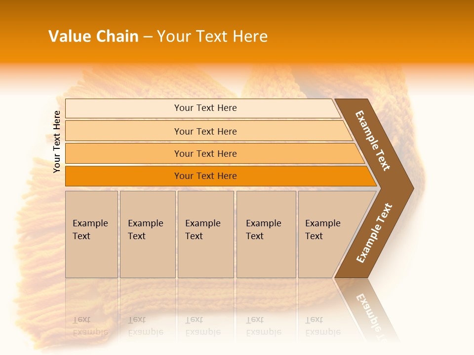 Accessory Scarf Warm PowerPoint Template