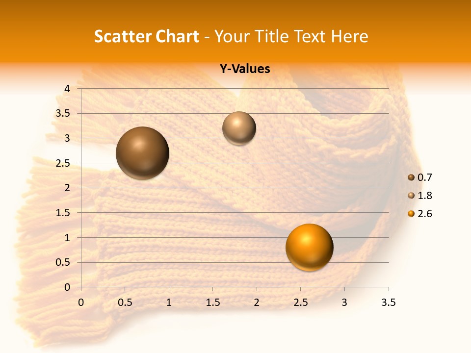 Accessory Scarf Warm PowerPoint Template