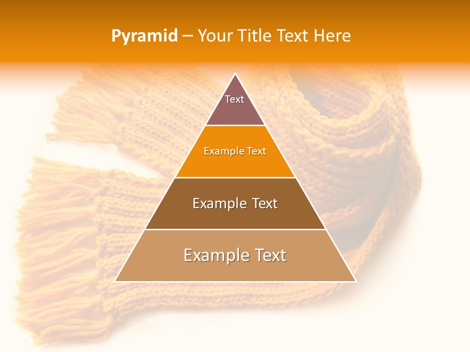 Accessory Scarf Warm PowerPoint Template