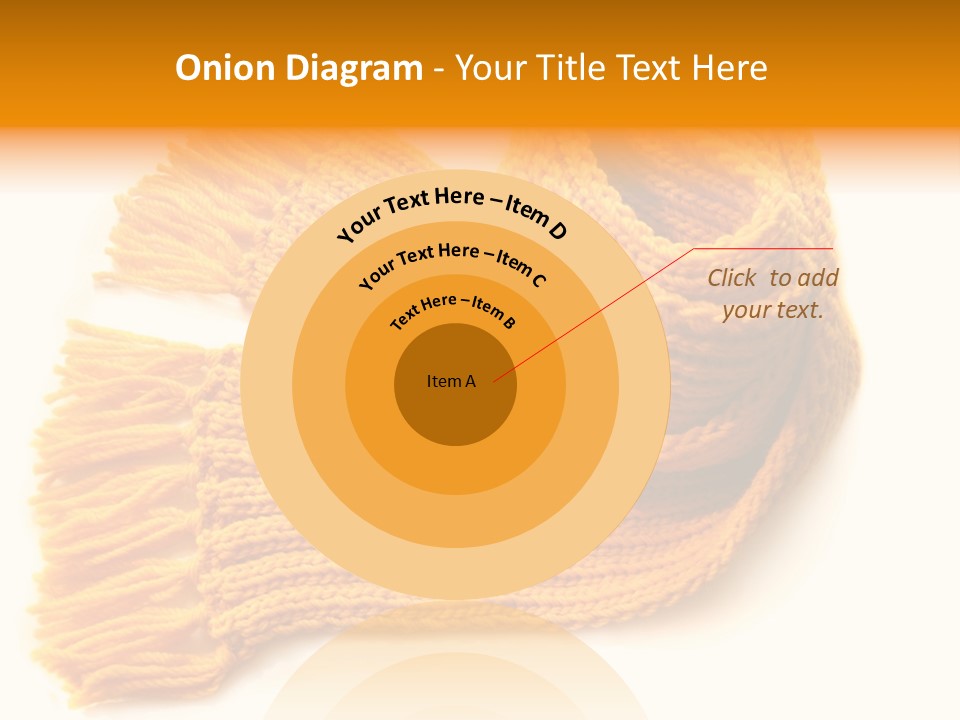 Accessory Scarf Warm PowerPoint Template