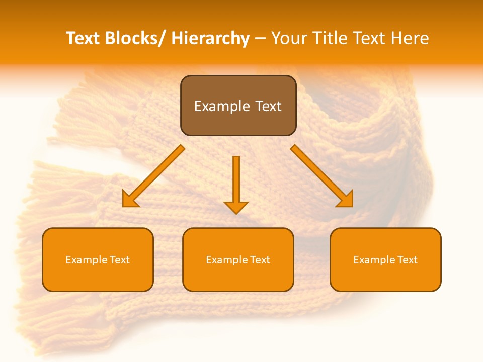 Accessory Scarf Warm PowerPoint Template