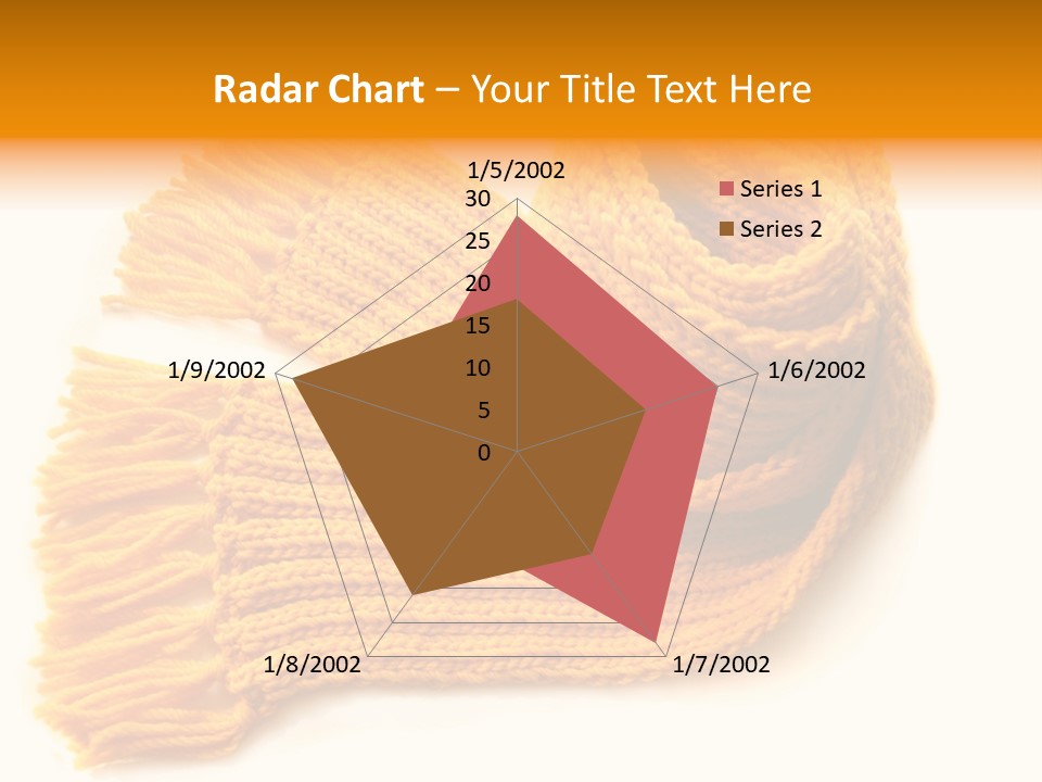 Accessory Scarf Warm PowerPoint Template