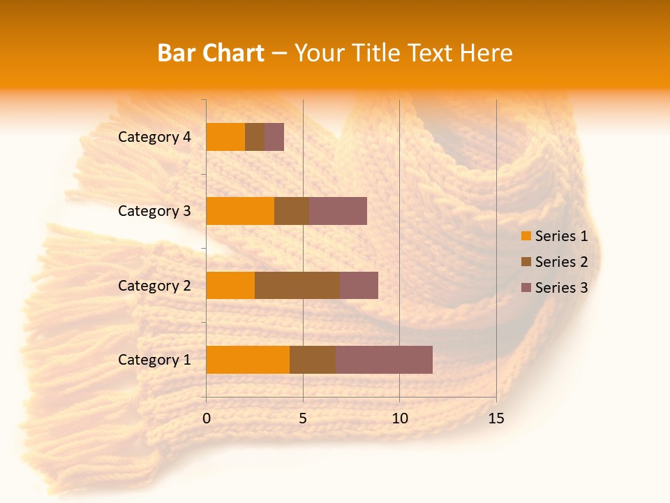 Accessory Scarf Warm PowerPoint Template