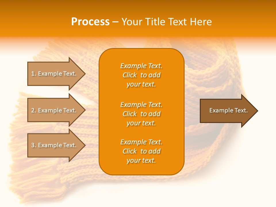 Accessory Scarf Warm PowerPoint Template