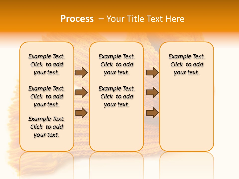 Accessory Scarf Warm PowerPoint Template