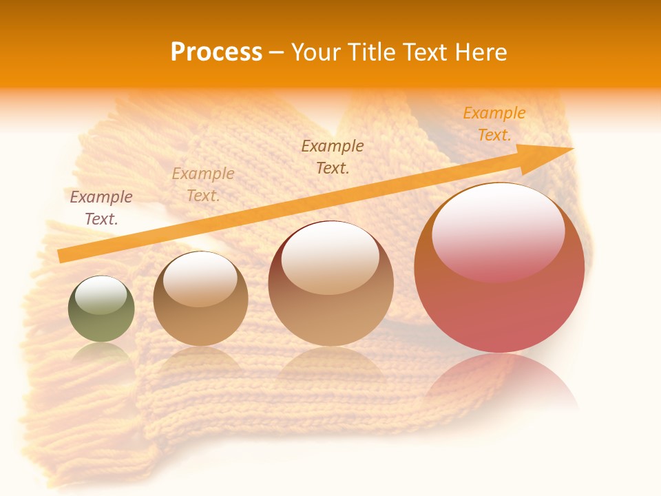 Accessory Scarf Warm PowerPoint Template