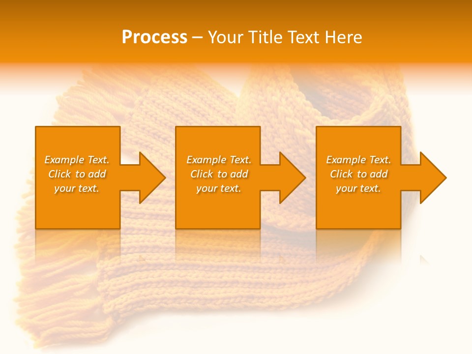 Accessory Scarf Warm PowerPoint Template