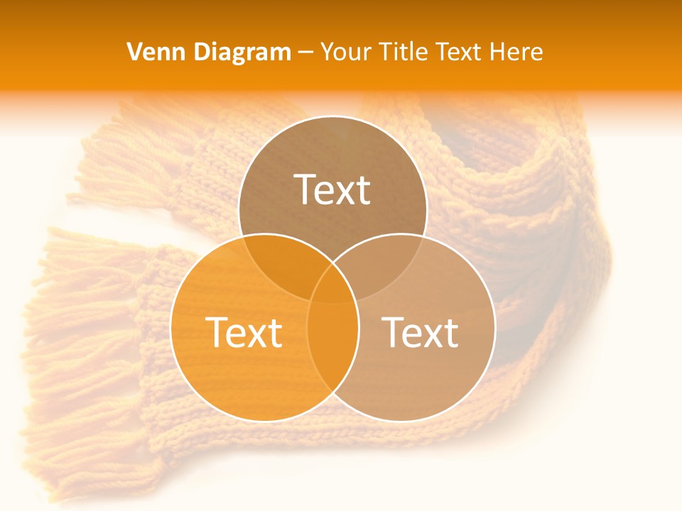Accessory Scarf Warm PowerPoint Template