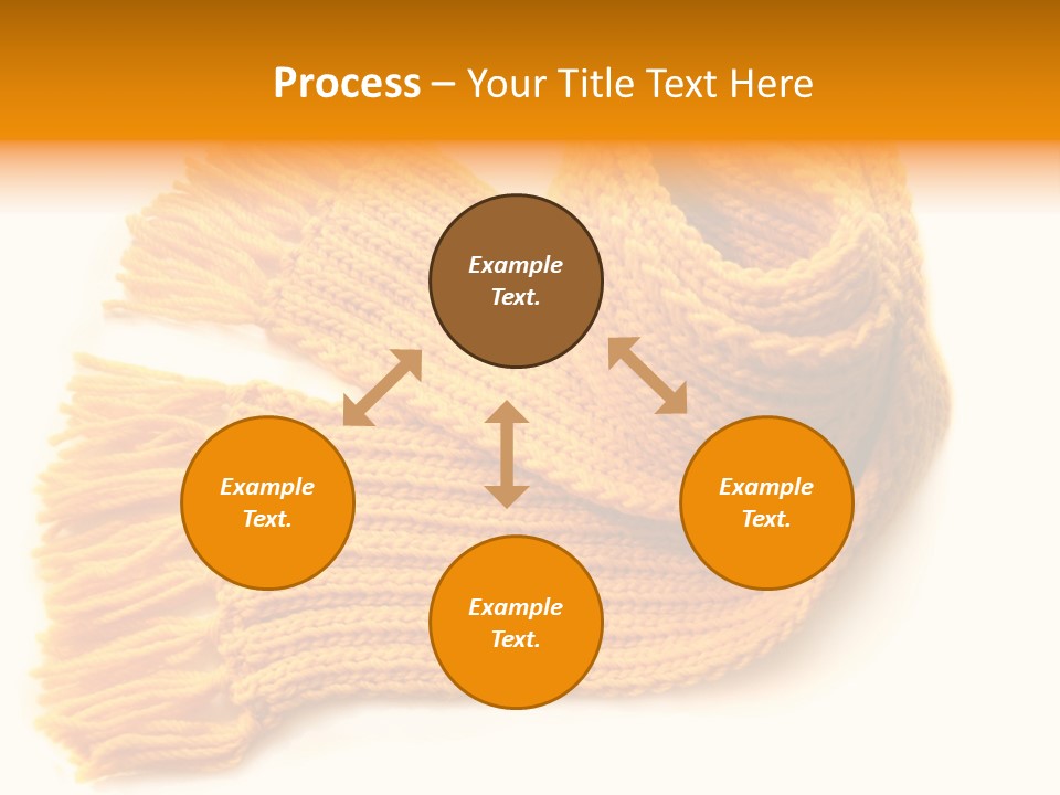 Accessory Scarf Warm PowerPoint Template