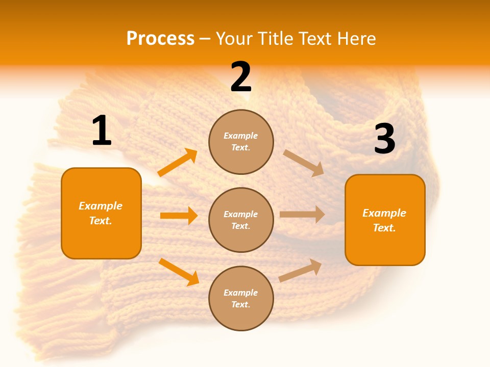 Accessory Scarf Warm PowerPoint Template
