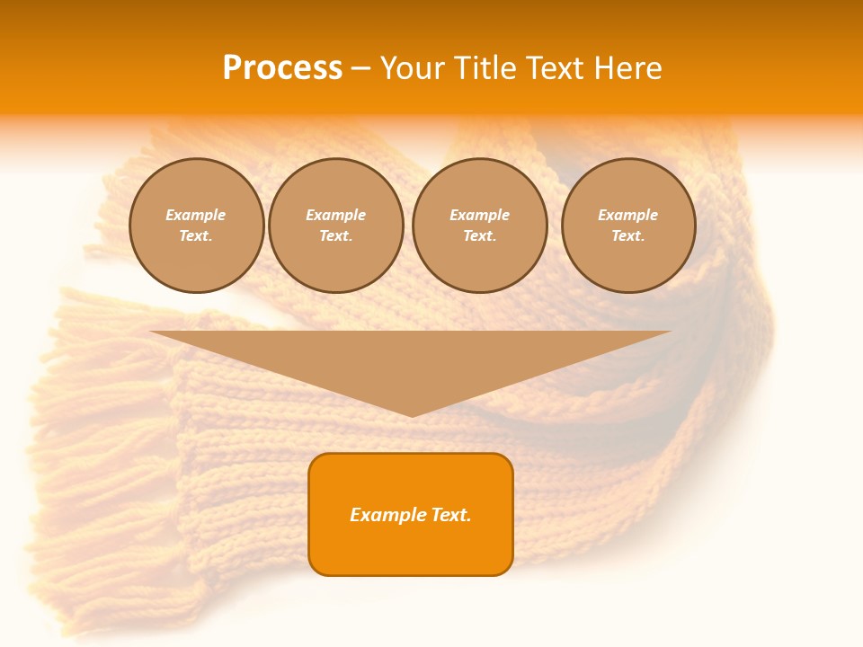 Accessory Scarf Warm PowerPoint Template